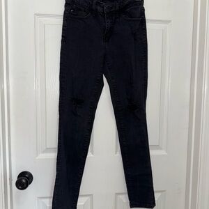 KanCan Black Skinny Jeans Sleek Fit with Distressing size 5